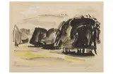 Untitled by Katharine 'Kitty' Church, watercolour, offered Mar 2023