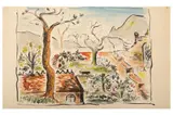 Untitled by Katharine 'Kitty' Church, watercolour, offered Mar 2023
