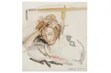 Rebeccasigned Katharine Church (lower right)watercolour on paper 38 x 35 cm ( 15 x 13 3/4 in)PROVENANCE:Artist's estate by Katharine 'Kitty' Church, watercolour on paper, offered Mar 2023