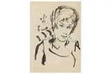 Untitled by Katharine 'Kitty' Church, ink and wash, offered Mar 2023