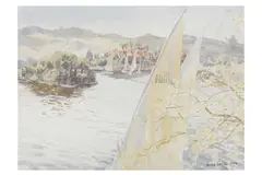 Untitled by Lucy Willis, watercolour, offered Mar 2023