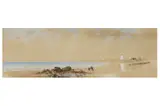 Untitled by George Lowthian Hall, watercolour and bodycolour, offered Mar 2023