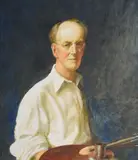 Self-Portrait of the Artist in his Eightieth Year by Frank Cadogan Cowper, oil, sold Dec 2021