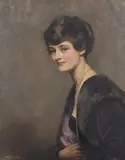 Portrait of a lady wearing a purple dressOil on canvasSigned (lower left)75 x 62cm (29½ x 24¼ in.)Condition Report: The canvas has not been lined by John Arthur Machray Hay, oil, sold Dec 2021