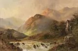 The Old Mill at Brora, East Sutherland, Highlands Oil on canvas Signed (lower left) 51 x 76cm (20 x 29¾ in.) by F Jamieson, Oil on canvas, offered Dec 2021