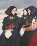 Untitled by Oszkár Glatz, Oil on board, offered Dec 2021