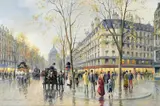 Paris, Boulevard Malesherbes Oil on canvas Signed (lower left), titled (verso) 51 x 76cm (20 x 29¾ in.) by Roland Davies, Oil on canvas, offered Dec 2021