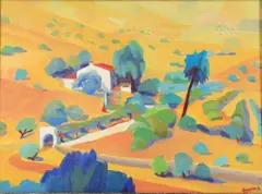 Robert's House by Sue Campion, Oil on canvas, offered Dec 2021