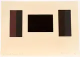 5 colour 3 part 2101 Collage on card Signed and dated '94 (lower right) Titled and inscribed (lower left) 16 x 22.7cm (6¼ x 8¾ in.) unframed by David Saunders, Collage on card, offered Dec 2021