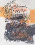Palimpsest VIII Mixed media Signed and dated '20 (lower right) Further signed, dated, titled and insrcibed (verso) 76.5 x 58cm (30 x 22¾ in.) by Bob Dela, Mixed media, offered Dec 2021