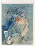 Palimpsest IX Mixed media Signed and dated '20 (lower right) 75.5 x 57cm (29½ x 22¼ in.) by Bob Dela, Mixed media, offered Dec 2021