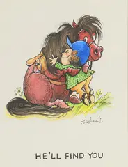You Wont Find Your Perfect Pony straight Away... by Norman Thelwell, Pen, ink, watercolour with bodycolour, sold Dec 2021