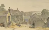 Lanlawren, Pen by Randolph Schwabe, 1932, Pen, ink and watercolour, sold Dec 2021