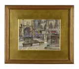 Untitled by John Fulleylove, Watercolour and pencil Twice signed, offered Dec 2021