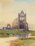 Bennets Abbey by Robert Ernest Roe, Watercolour Each signed, offered Dec 2021