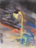 Lamp in a Storm, Lyme Regis Watercolour and bodycolour Signed (lower right) 36.5 x 27cm (14¼ x 10½ in.) Provenance: Chris Beetles Ltd., London, no by Tony Porter, Watercolour and bodycolour, offered Dec 2021