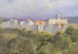 The Village of Mons Var France by Roy Hammond, 2004, Watercolour, offered Dec 2021