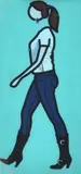 Tina Walking by Julian Opie, screenprint, offered Dec 2021