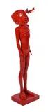 Red Hands Painted resin on wood Signed by Liu Bolin, 2008, sculpture, offered Dec 2021