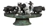 Big Medicine by Harold Shelton, bronze, offered Dec 2021