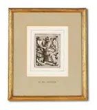 The sitwell coat of arms by Rex Whistler, 1932, watercolor, sold Nov 2021