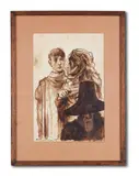Untitled by Pavel Tchelitchew, ink and washSigned, sold Nov 2021