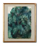 L'arbre lafayette by Pavel Tchelitchew, watercolor, sold Nov 2021