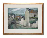 Valee de chevreuse by Pavel Tchelitchew, 1930, watercolor, sold Nov 2021