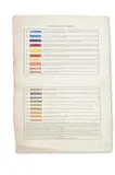 J. varley's list of colours by John Varley, watercolour, sold Nov 2021