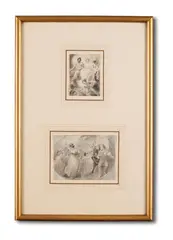 Untitled by Thomas Stothard, Pencil, watercolour and wash Both signed, sold Nov 2021