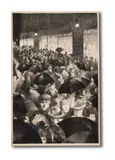 Wet evening on oxford street (black 52) by Christopher Richard Wynne Nevinson, Lithograph, sold Nov 2021