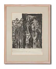 Untitled by Graham Sutherland, 1952, Lithograph, sold Nov 2021