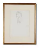 Study of sacheverell sitwell by Wyndham Lewis, 1922, print (other), sold Nov 2021