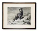 The king by Herbert Dicksee, print (other), sold Nov 2021