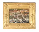 Reflections St by Alexander Jamieson, 1903, Oil on board, sold Oct 2021