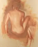 Drawing Painting 3 by Tomas Watson, 2005, Oil on linen, offered Oct 2021