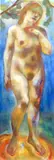 Standing female by Lin Jammet, Gouache, offered Oct 2021