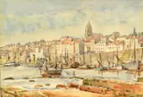 South Coast by Douglas Fox Pitt, Pencil and watercolour, offered Oct 2021