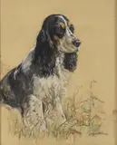 Untitled by Kathleen Francis Barker, 1946, pastel, offered Oct 2021