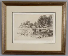 Untitled by Francis Seymour Haden, Drypoint etchings, offered Oct 2021