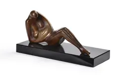 Untitled by Stephen Broadbent, 1992, bronze, sold Oct 2021