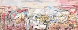 Village outskirts by Clifford Fishwick, oil, sold Oct 2021