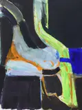 Untitled by Adrian Heath, Oil on board, offered Oct 2021