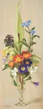 Flowers in May by Eliot Hodgkin, oil, sold Oct 2021