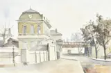 Grosvenor Road by Elwin Hawthorne, 1935, oil, sold Oct 2021