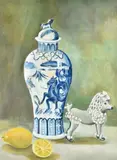 Untitled by Lilian Hawthorn, oil, sold Oct 2021