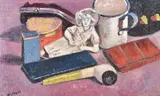 My lady nicotine by Henry Silk, oil, sold Oct 2021