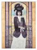 Woman in hatOil on canvasSigned and dated 04 (lower left)152 x 102cm (59¾ x 40 in.)UnframedProvenance: Private Collection, Gloucestershire by Robert Plisnier, oil, sold Oct 2021