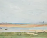 Seascape by Jean Marchand, oil, sold Oct 2021
