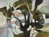 The Road to the Village by Helen Hale, Oil on canvas, sold Oct 2021